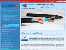 Tablet Screenshot of cablemanufacturers.in